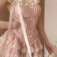 Side view of the Blushing Belle Skort Set worn by a model.