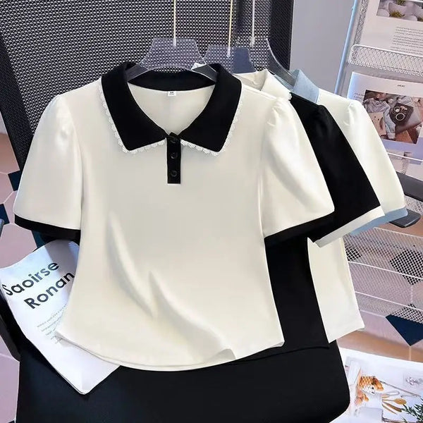 Collar Me Cute Polo Top – Local Stock