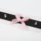 Dangerous Woman Spiked Bow Lace Choker
