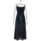 Midnight Butterfly Maxi Dress displayed on a mannequin from the front, showing flowy silhouette and butterfly print.
