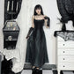Model in the Midnight Butterfly Maxi Dress, with the skirt flaring out, showcasing the movement and layered silhouette.