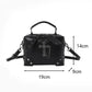 Dimensions of the Moonlit Mourning Crossbody showing approximate width, height, and depth.