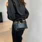 Back view of the Moonlit Mourning Crossbody worn as a crossbody bag.
