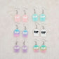 Colorful Tombstone Earrings