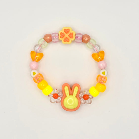 Two Moody Originals: Kandi Bracelet in Sunny Bunny – Charm Kandi