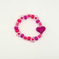 Two Moody Originals: Kandi Bracelet in Wildflower Sweetheart – Charm Kandi