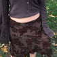 Grunge Floral '90s Skirt