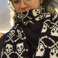 Skull Scarf and Hat Set