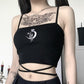 Midnight Rose Crop Top