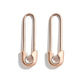 Large Safety Pin Earrings