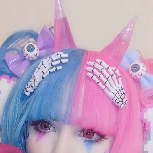 Skeleton Hand Hair Clip