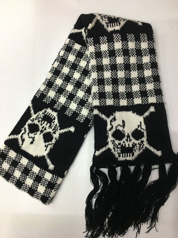 Fringe Skull Scarf