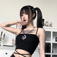 Midnight Rose Crop Top