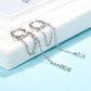 Dangle Layered Chain Earrings