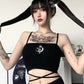 Midnight Rose Crop Top