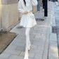 Kawaii Lace-Trim Winter Mini Skirt