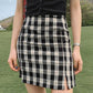 Plaid Small Split Skort