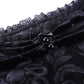 Open Shoulder Gothic Velvet Top