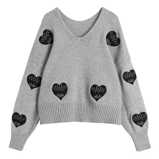 Loose Gothic Love Sweater