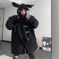 Punk Rabbit Ear Hat and Coat Set