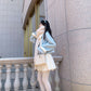 Kawaii Lace-Trim Winter Mini Skirt