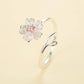 Cute Spiral Cherry Blossom Ring