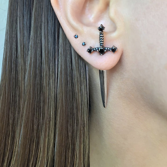 Gothic Sword Earrings