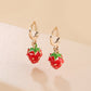 Wild Strawberry Earrings