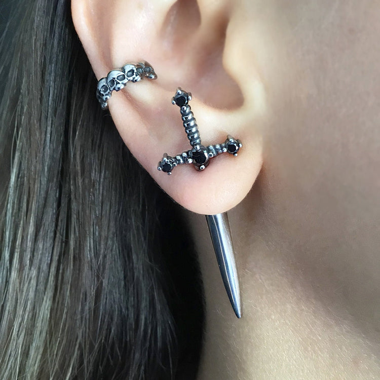 Gothic Sword Earrings