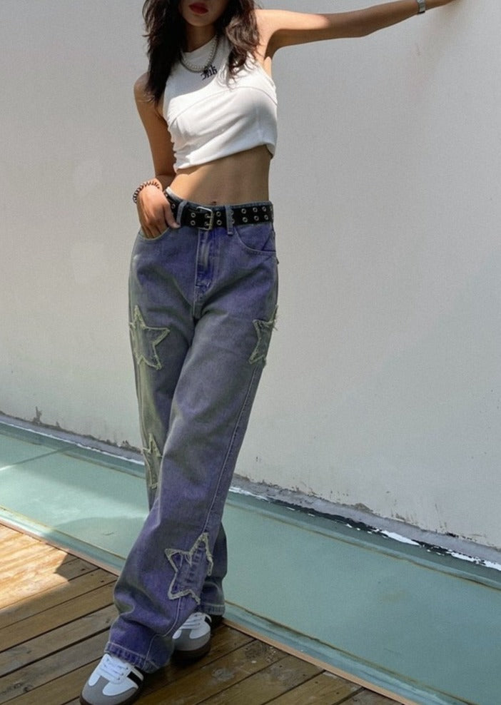 Streetwear Star Jeans