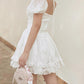 Cute Ruffle Floral Mini Dress