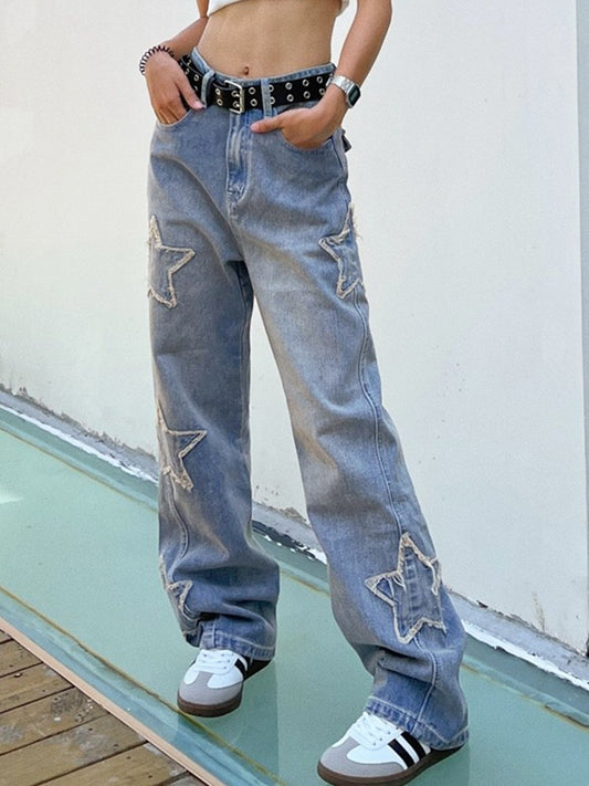 Streetwear Star Jeans