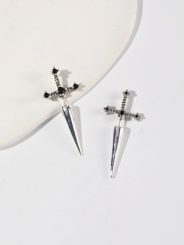 Gothic Sword Earrings