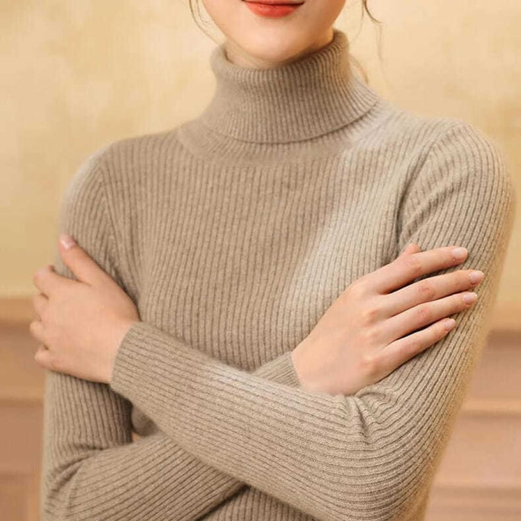 Simple Ribbed Turtleneck