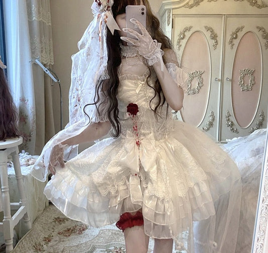 Gothic Princess Bride Costume Set