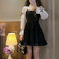 Dark Princess Dress and Quarter Top Set