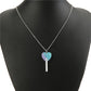 1pc Heart Lollipop Necklace