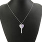1pc Heart Lollipop Necklace