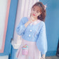 Kawaii Pullover Cropped Knitted Sweater