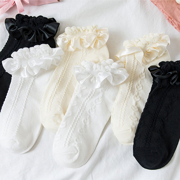 Sweet Princess Ruffle Ankle Socks