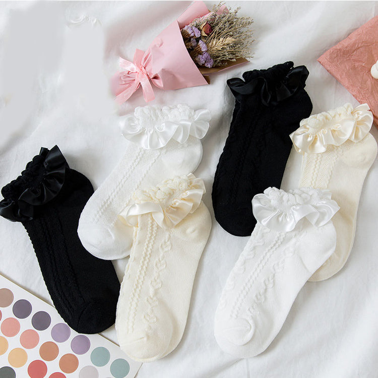 Sweet Princess Ruffle Ankle Socks