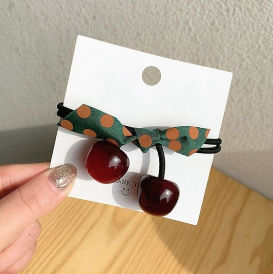 Cherry Hair Tie