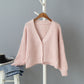 One Button Wool Cardigan