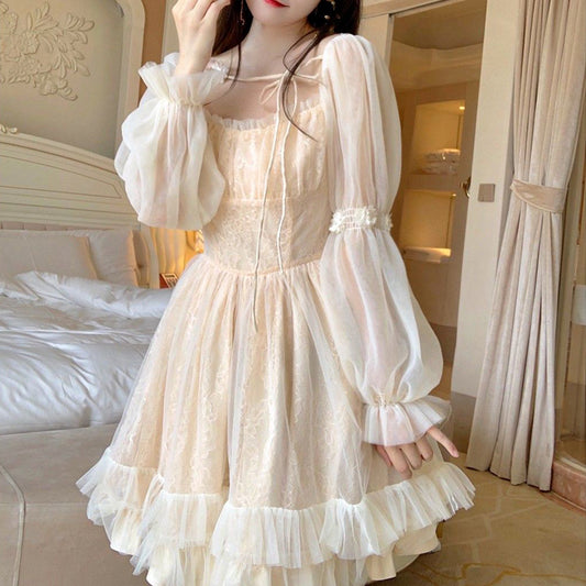 Romantic Princess Long Sleeve Dress