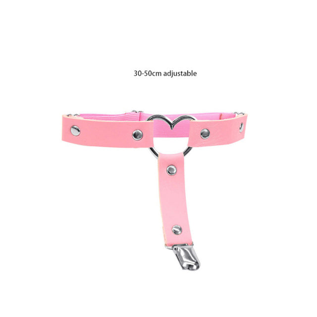 Pink Punk Thigh Garter