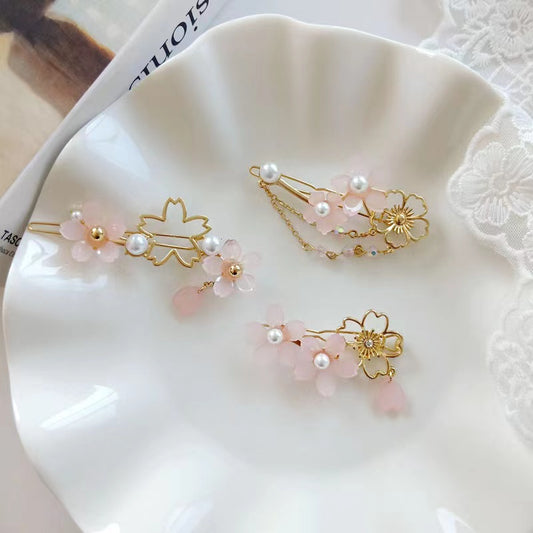 Cherry Blossom Hairpins