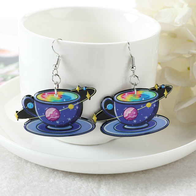 Space Drop Earrings