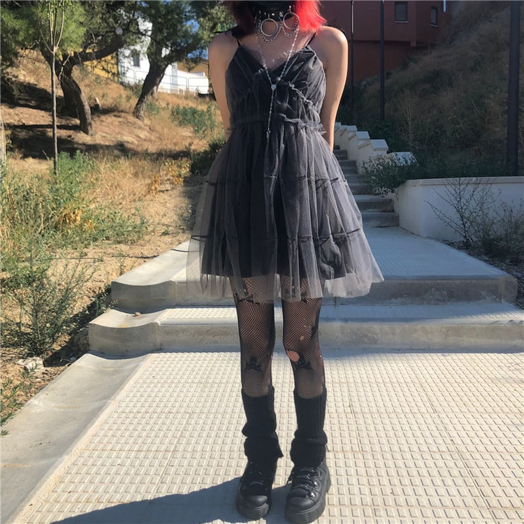 Dark Fairy Mesh Dress